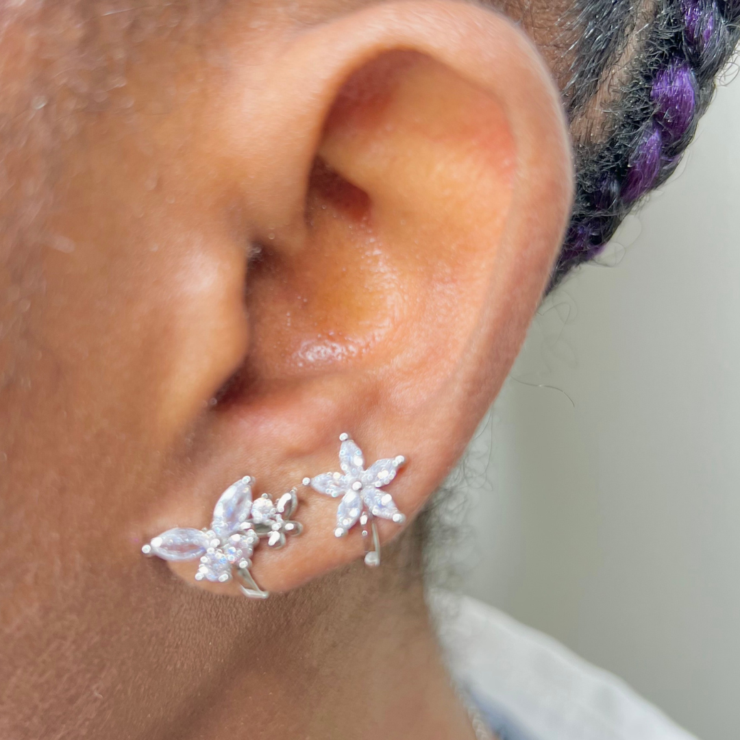 Butterfly Cuff Earrings