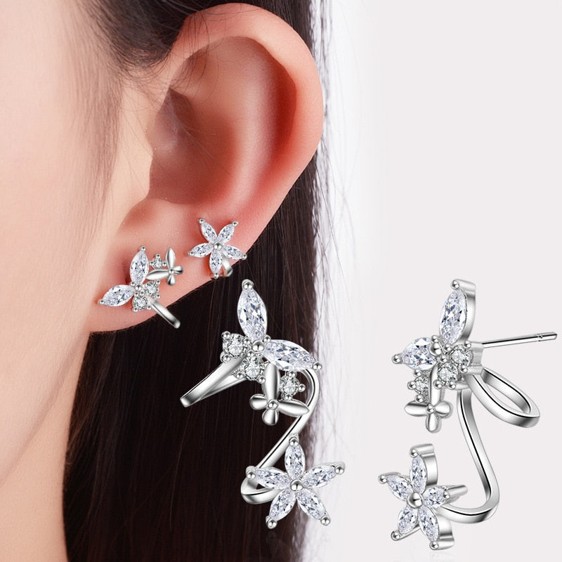 Butterfly Cuff Earrings